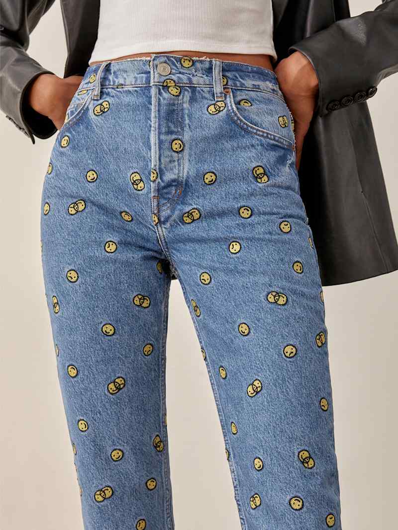 Mixed Emotions High Rise Straight Jeans