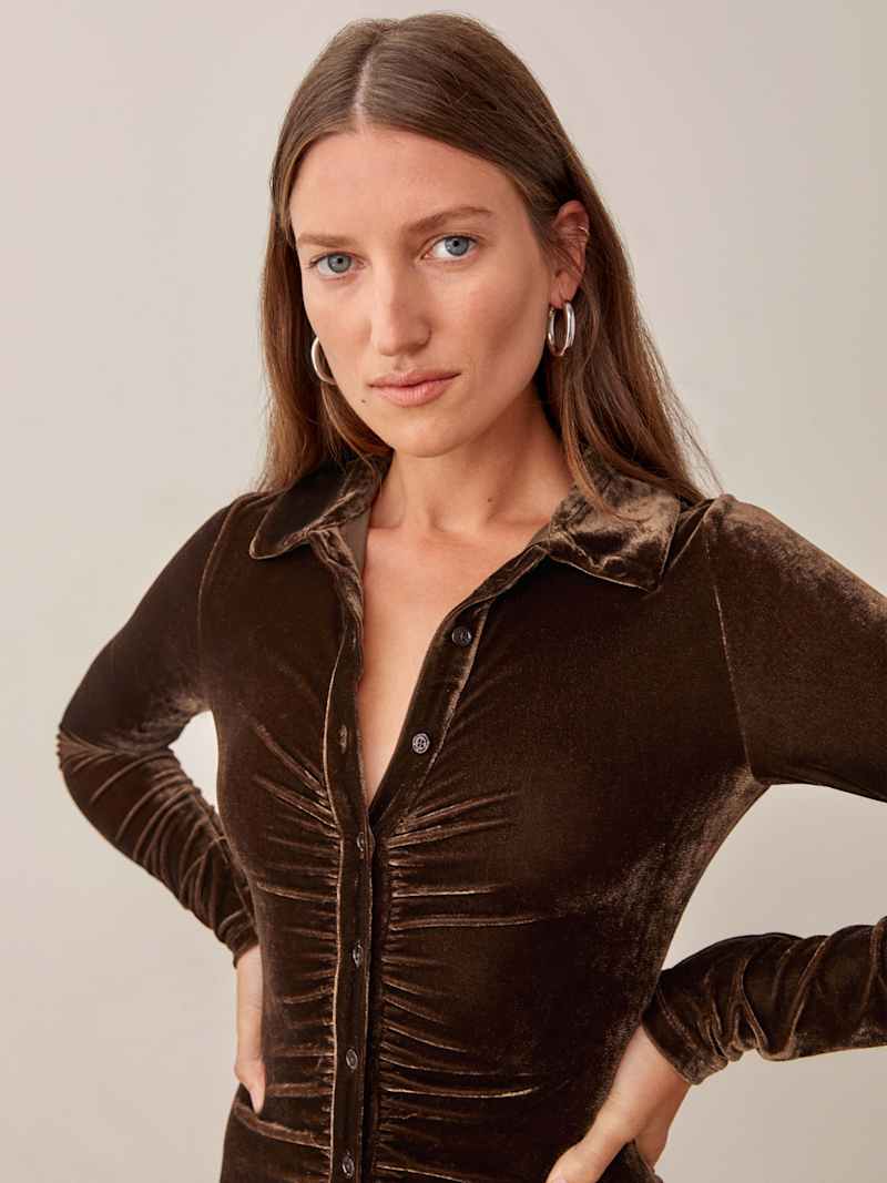 Isa Velvet Dress