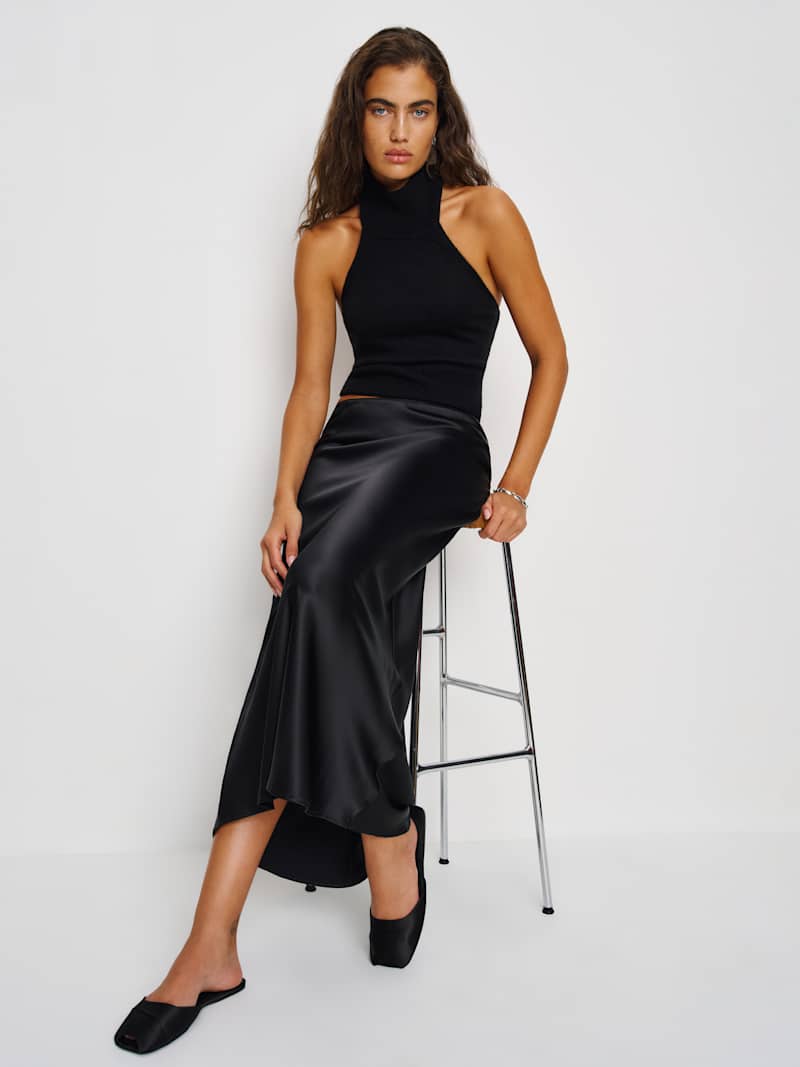 Petites Layla Silk Skirt