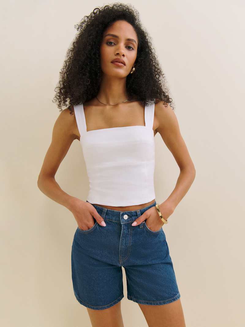 Raye Mid Rise 6” Jean Shorts