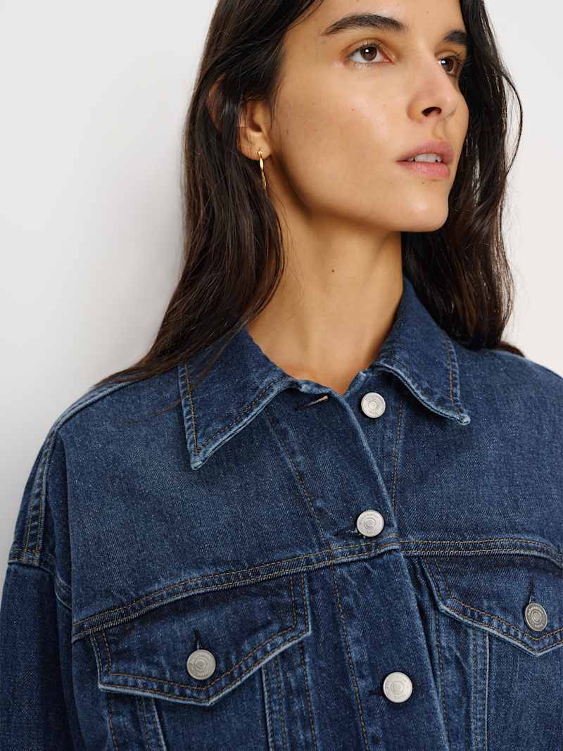 Jori Cropped Denim Jacket