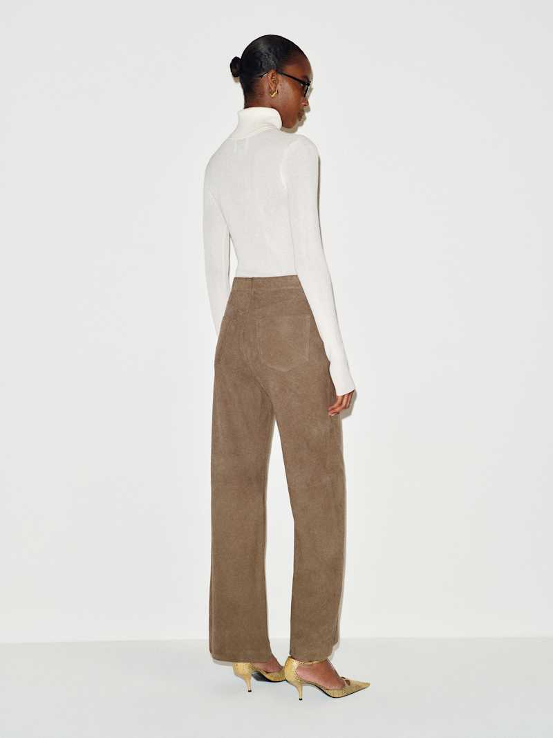 Veda Cary Wide Leg Leather Pant