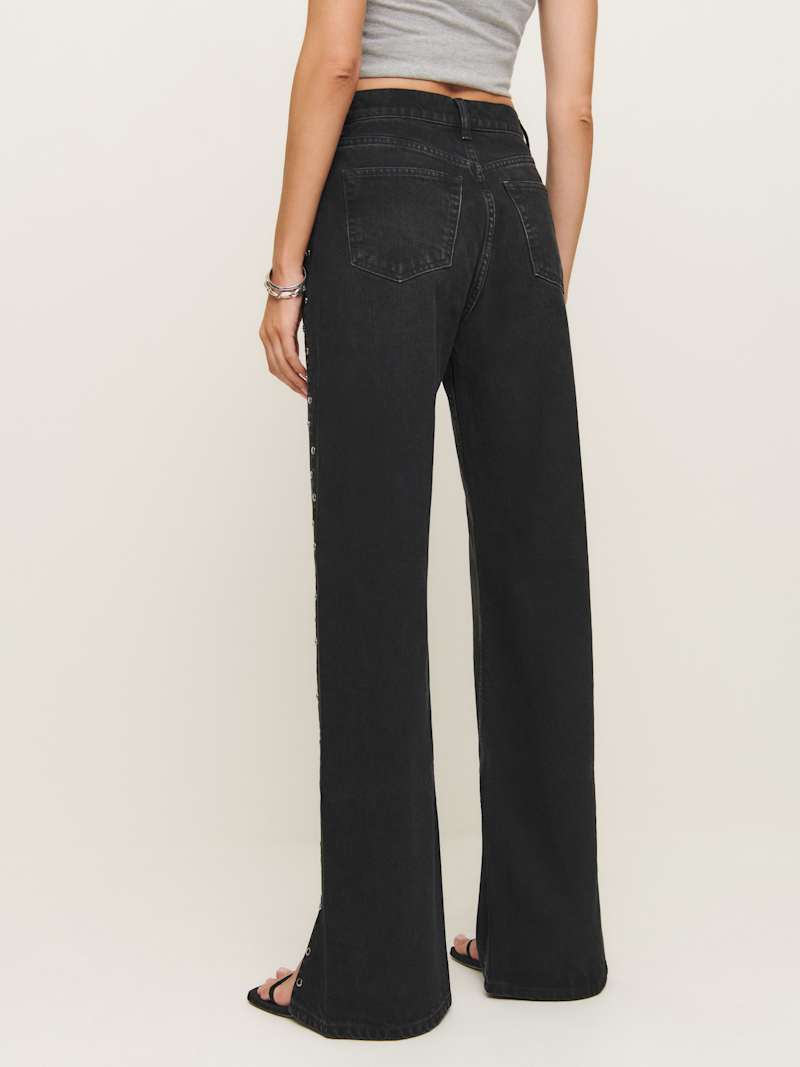 Cary High Rise Slouchy Straight Leg Jeans