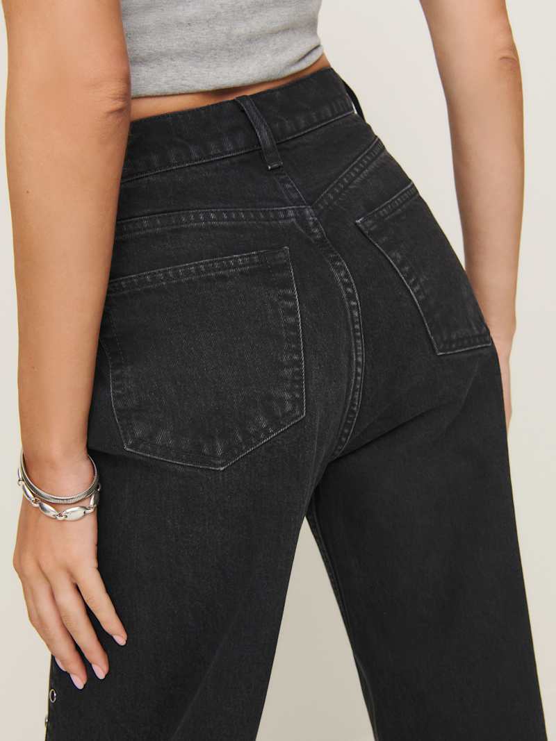 Cary High Rise Slouchy Straight Leg Jeans