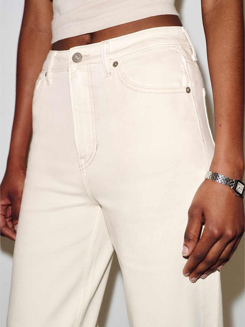 Bex Super Stretch High Rise Wide Leg Jeans
