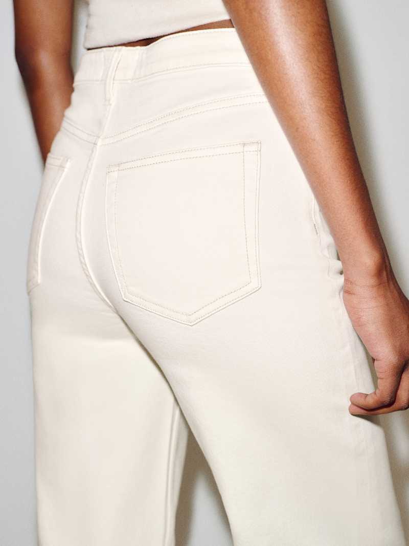 Bex Super Stretch High Rise Wide Leg Jeans