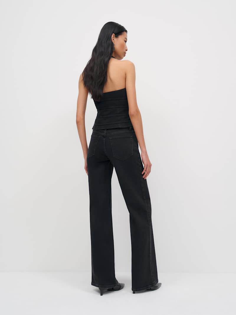 Kyleigh Denim Halter Top