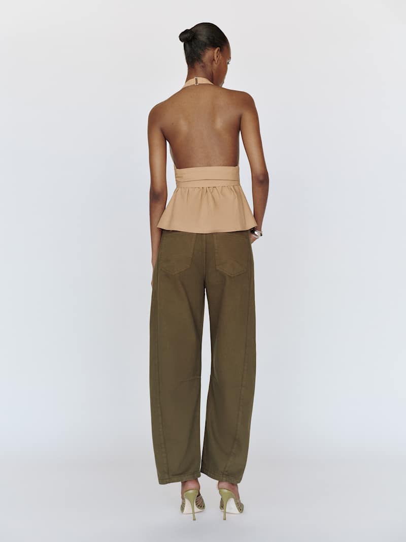 Tyler Mid Rise Barrel Jeans