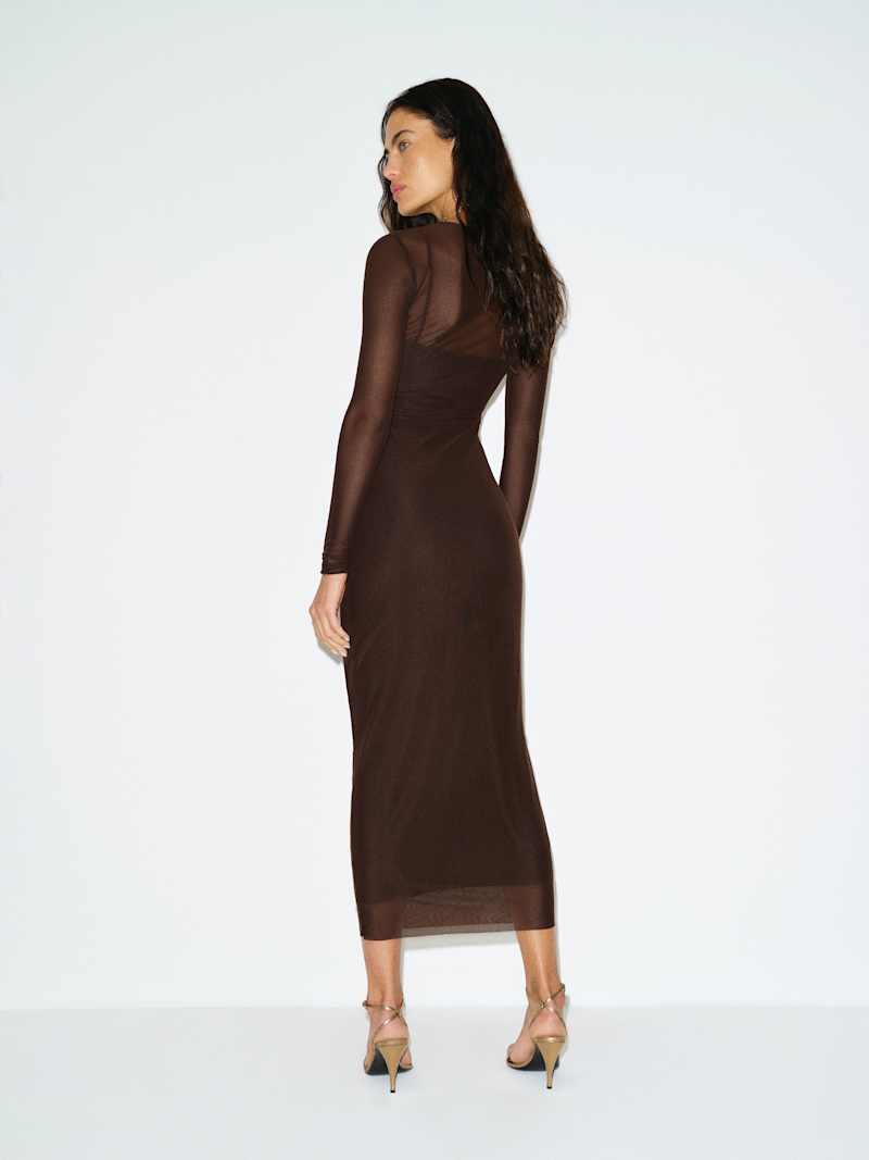 Rene Mesh Knit Dress