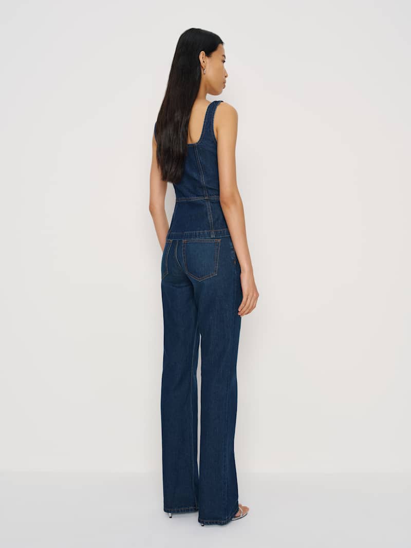 Tilly Stretch Denim Top