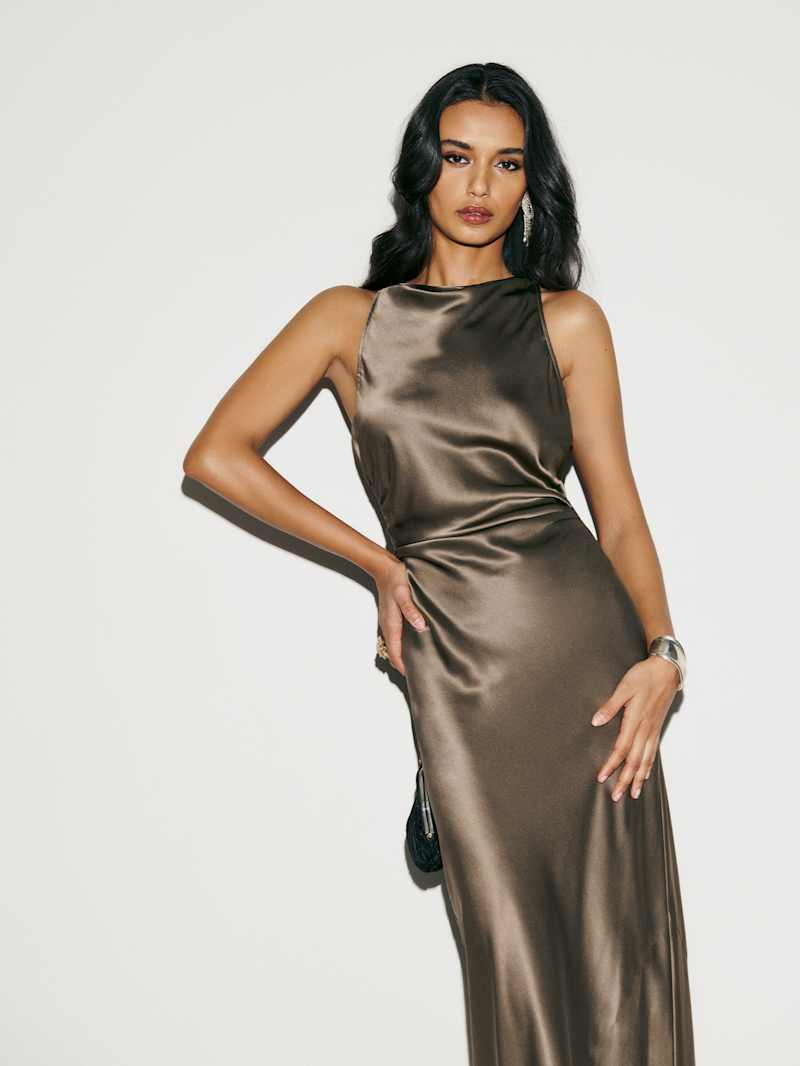 Petites Anaiis Silk Dress