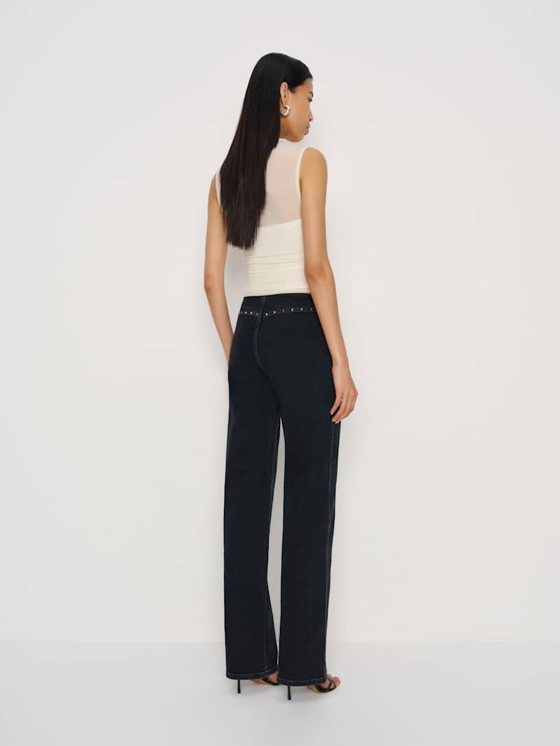 Rayla Super Stretch Low Rise Straight Jeans