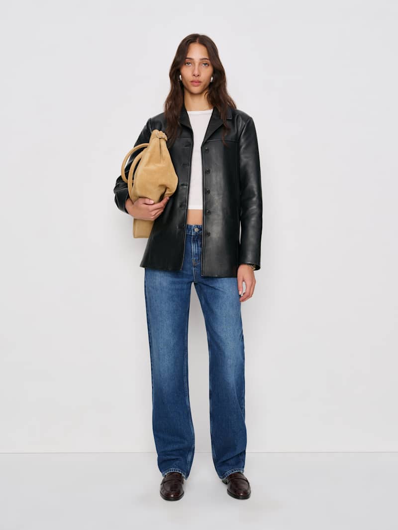 Charlee Low Rise Straight Leg Long Jeans