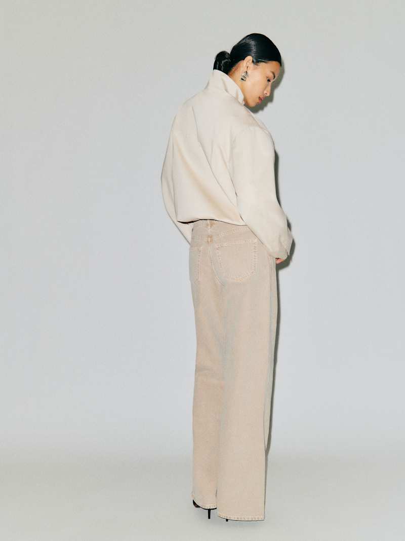 Cary Low Rise Slouchy Wide Leg Long Jeans