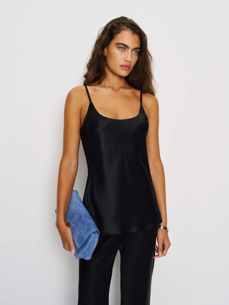 Lila Silk Top