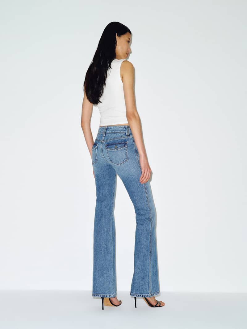 Colie Stretch Low Rise Bootcut Jeans