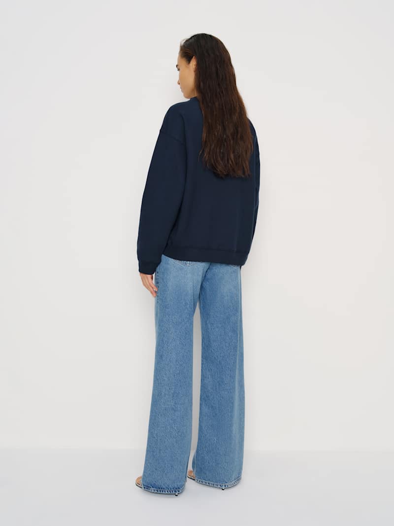 Jade Mock Neck Sweatshirt