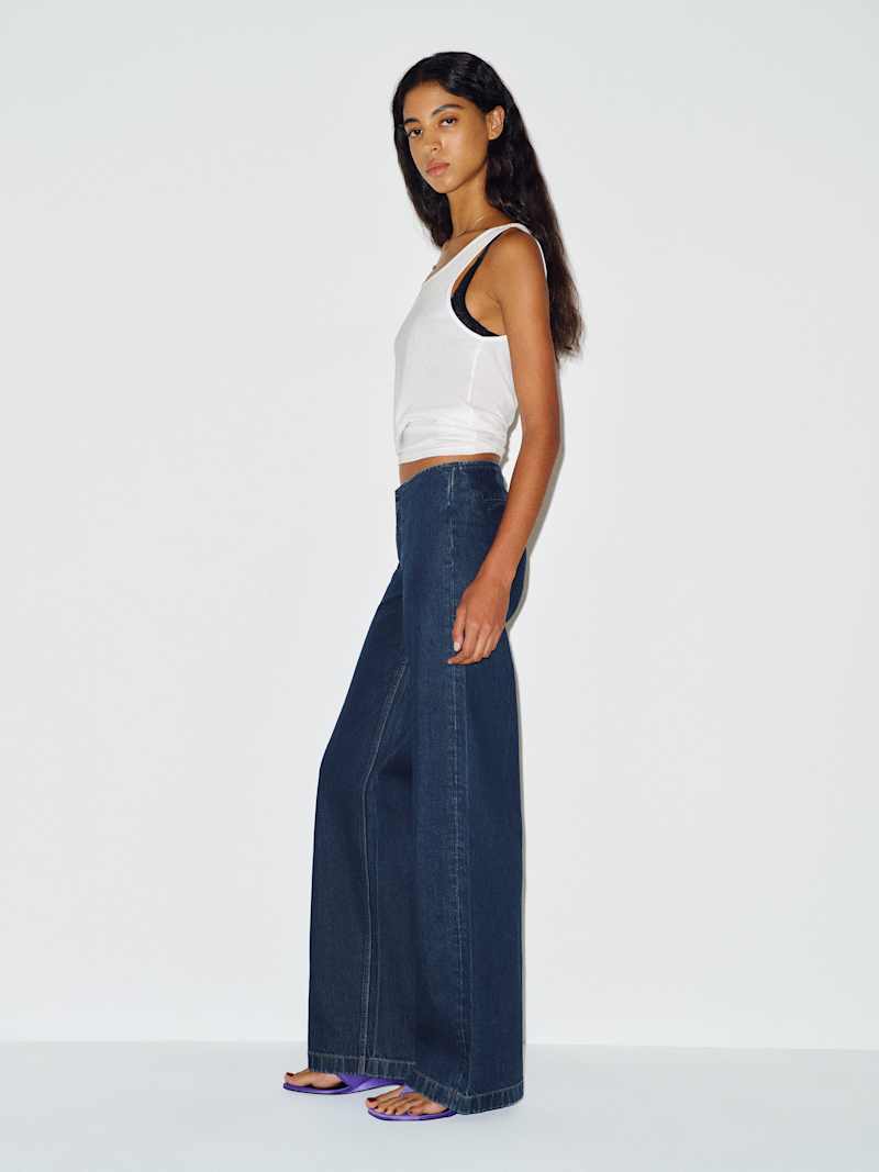 Talissa Stretch Low Rise Trouser Wide Leg Jeans