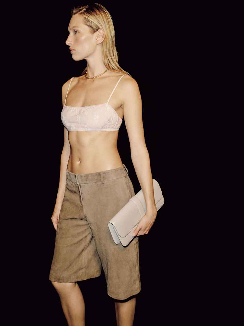 Veda Gisele Leather Low Rise Bermuda Short