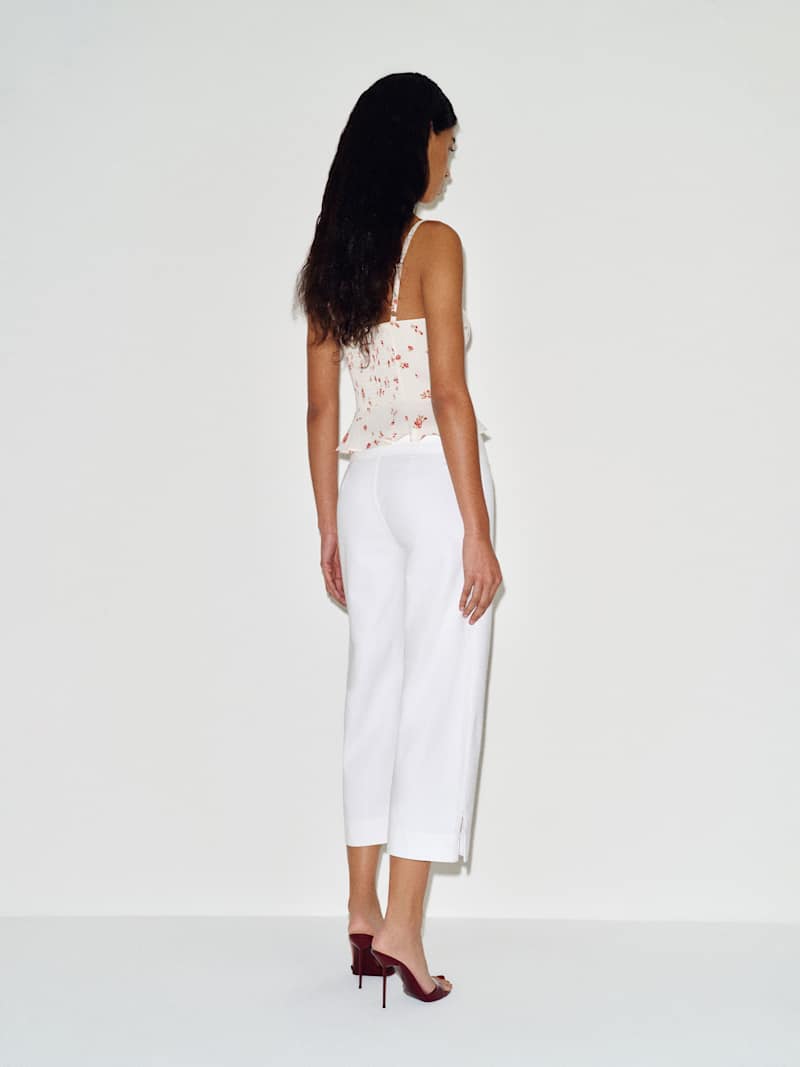 Kat Low Rise Straight Cropped Jeans