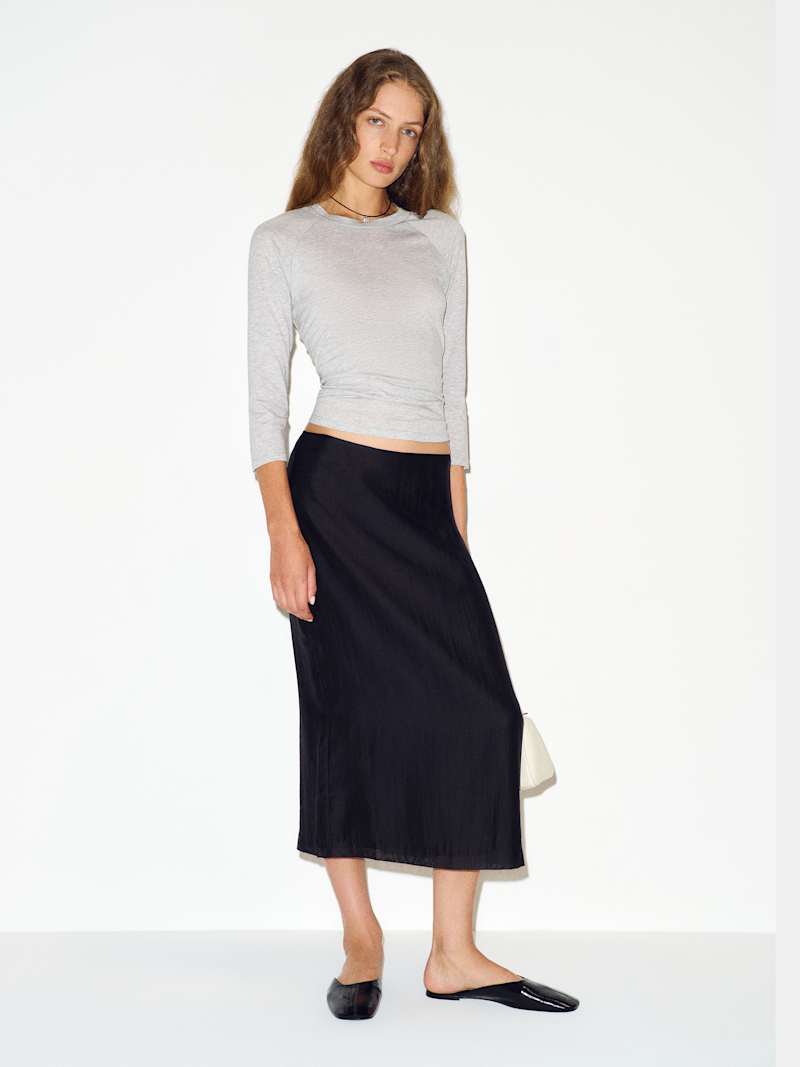 Helen Low Waist Midi Skirt
