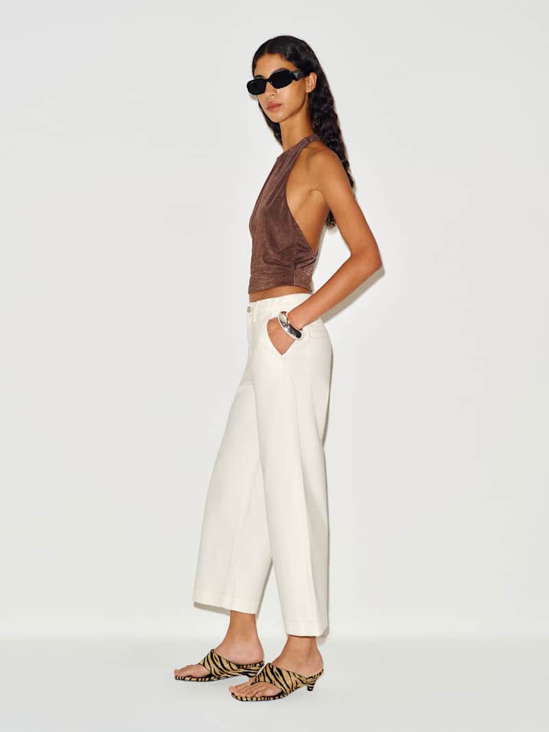 Cary Low Rise Slouchy Wide Leg Cropped Jeans