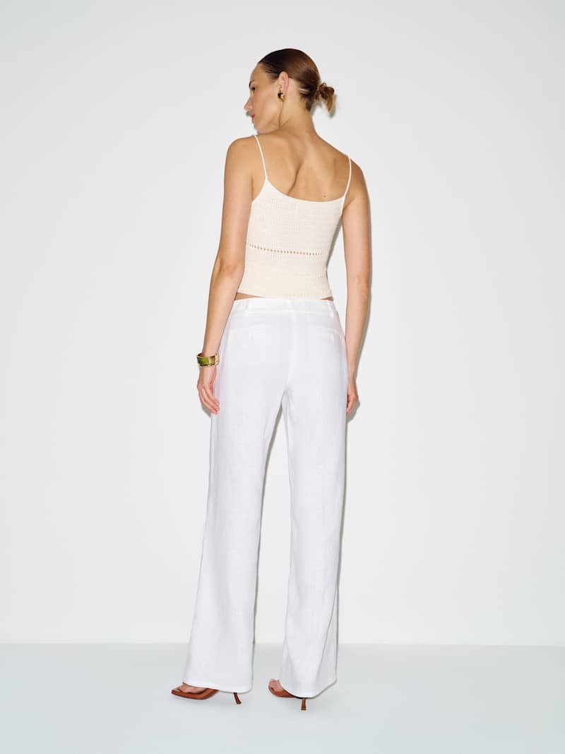 Gisele Low Rise Linen Pant