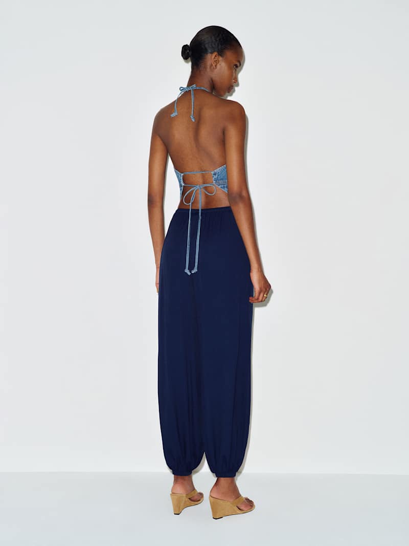 Dana Denim Halter Top