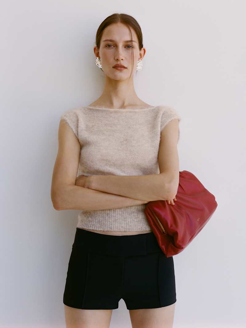 Rhiannon Sheer Alpaca Sweater Top