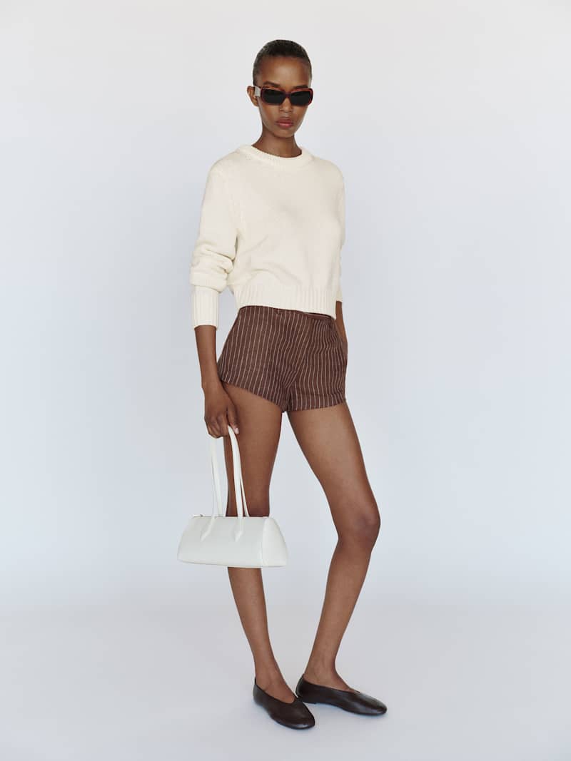 Eleni Cotton Crew Sweater