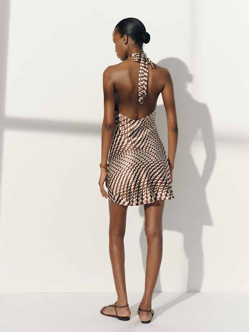 Opaline Silk Dress