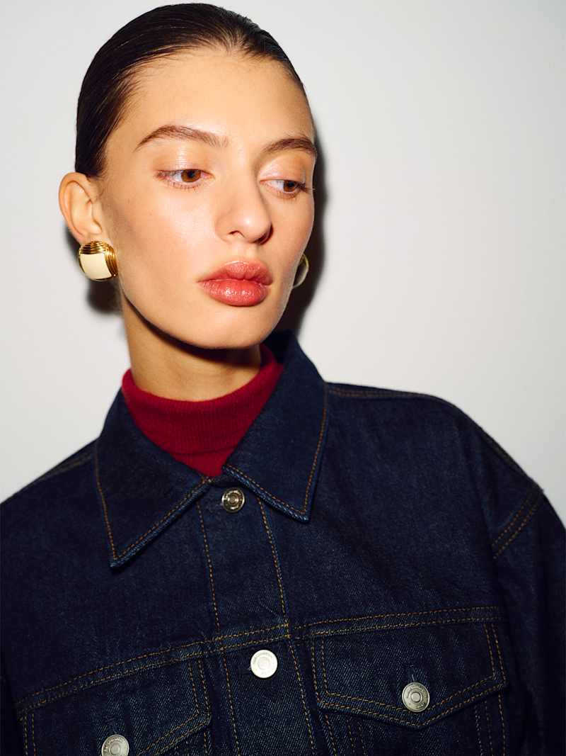 Taylor Belted Denim Jacket