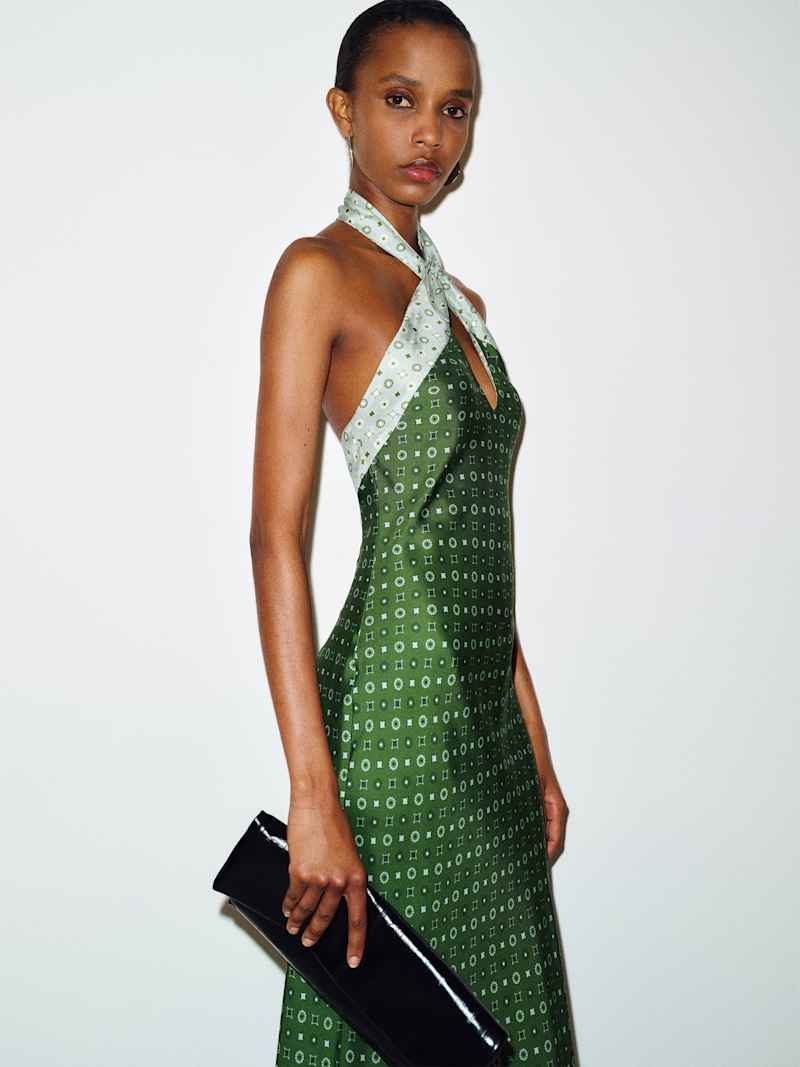 Meli Silk Twill Dress