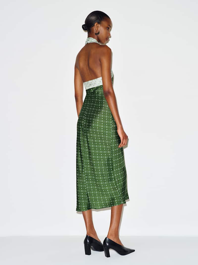 Meli Silk Twill Dress
