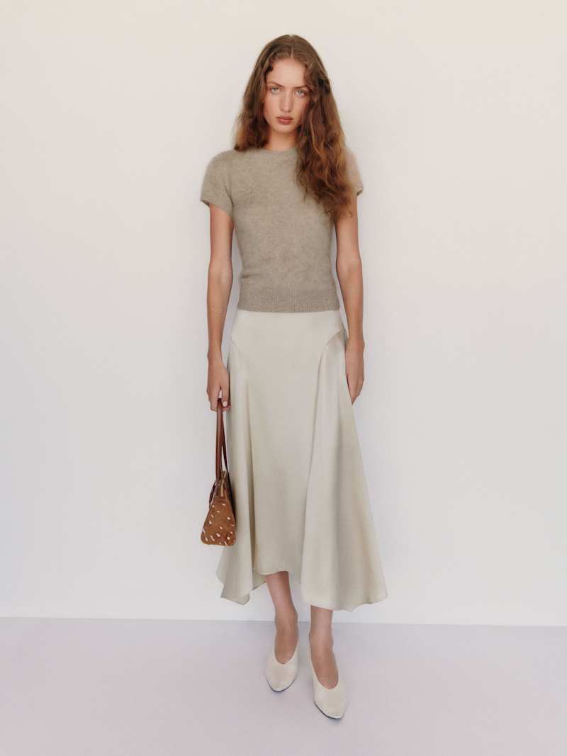 Darcy Brushed Cashmere Tee