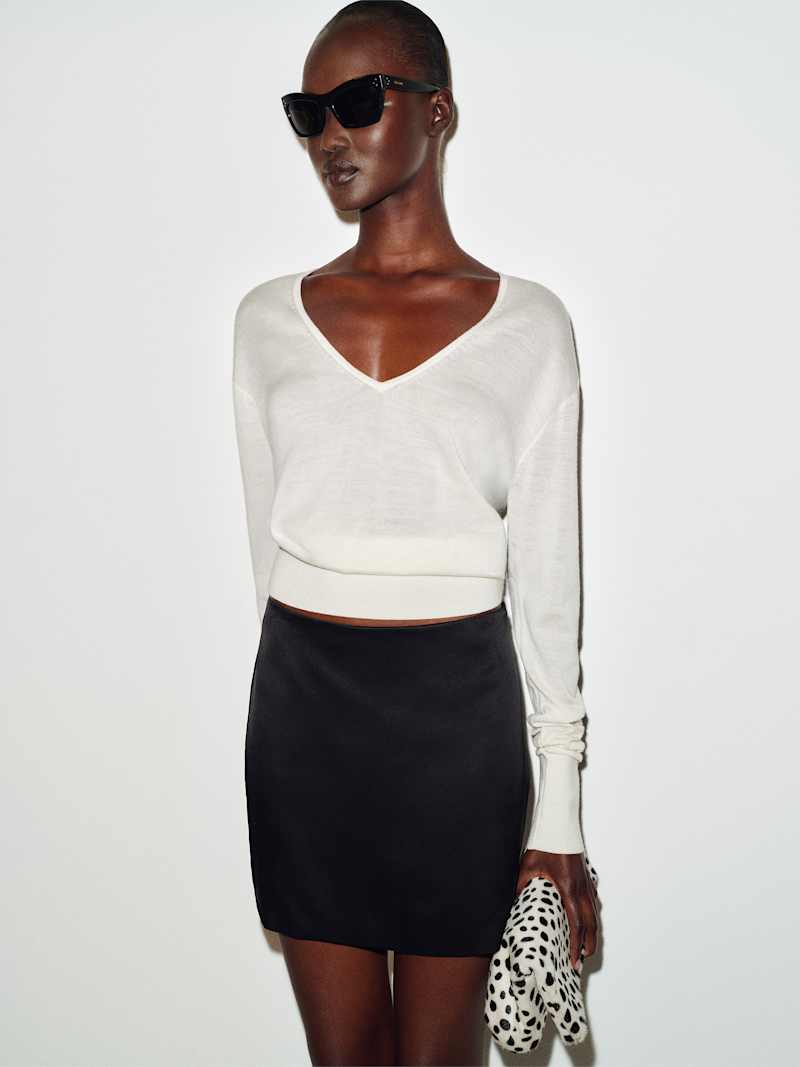Alexa Satin Skirt