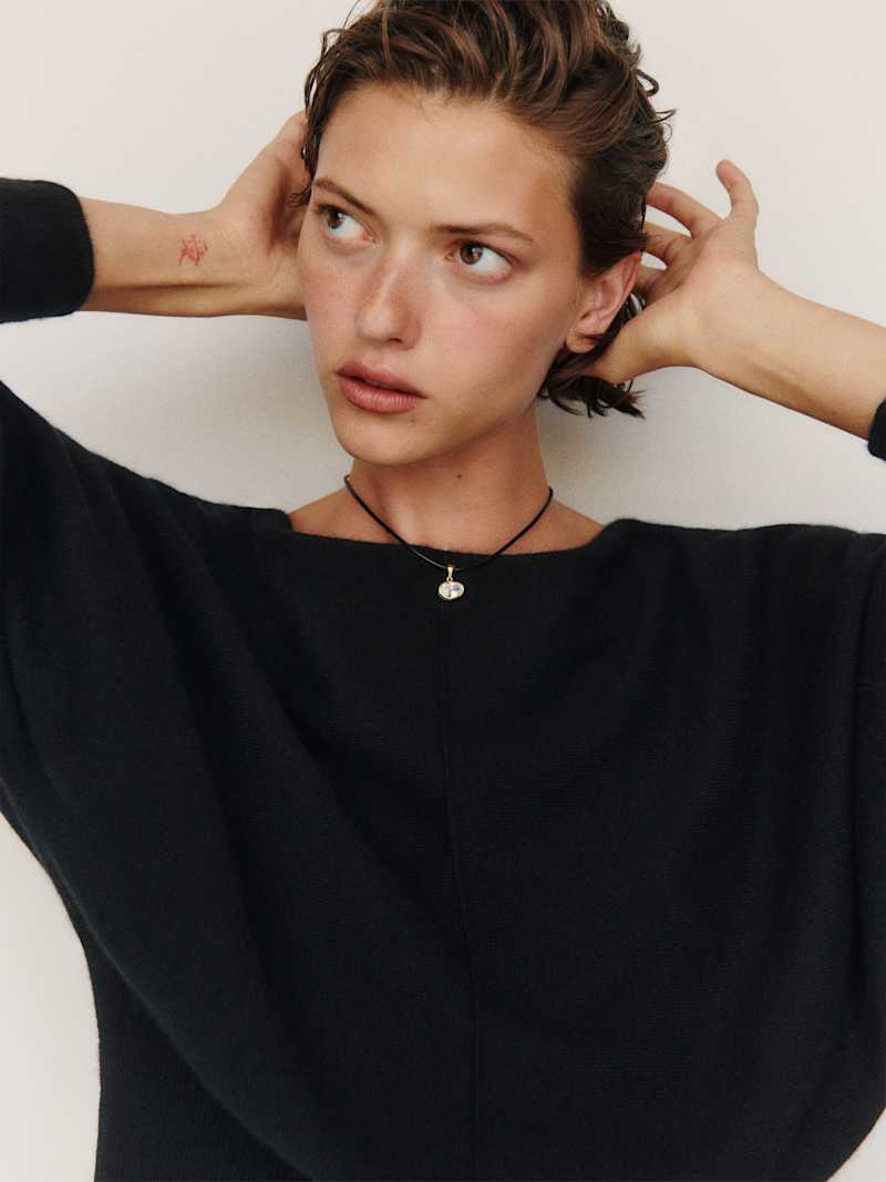 Brianna Cashmere Boatneck Top