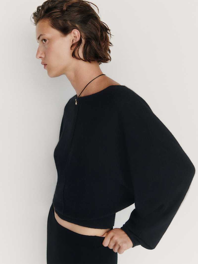 Brianna Cashmere Boatneck Top