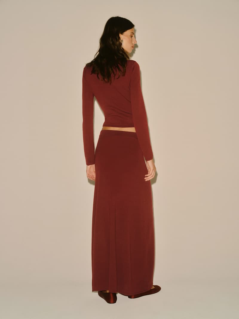 Marissa Regenerative Mock Neck Merino Cardigan