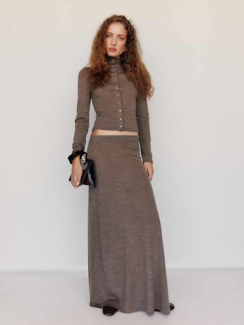 Danielle Regenerative Merino Skirt