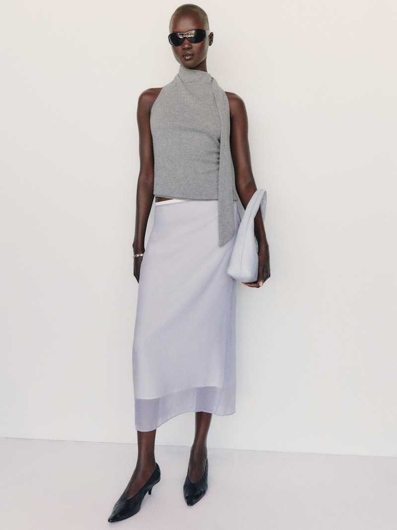 Sarah Cashmere Scarf Tank