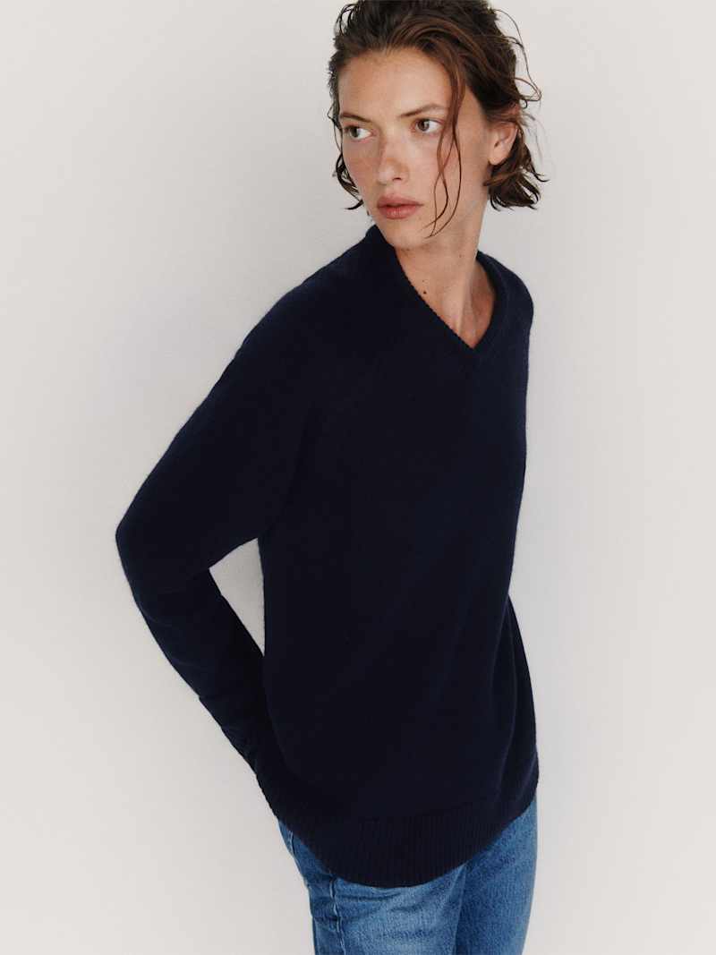 Sydney Regenerative Wool V-Neck Sweater