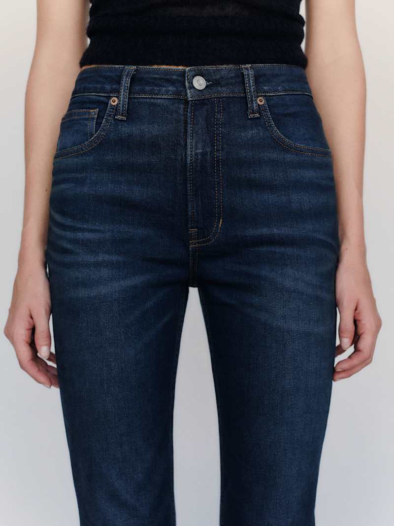 Taya Super Stretch High Rise Flare Short Jeans