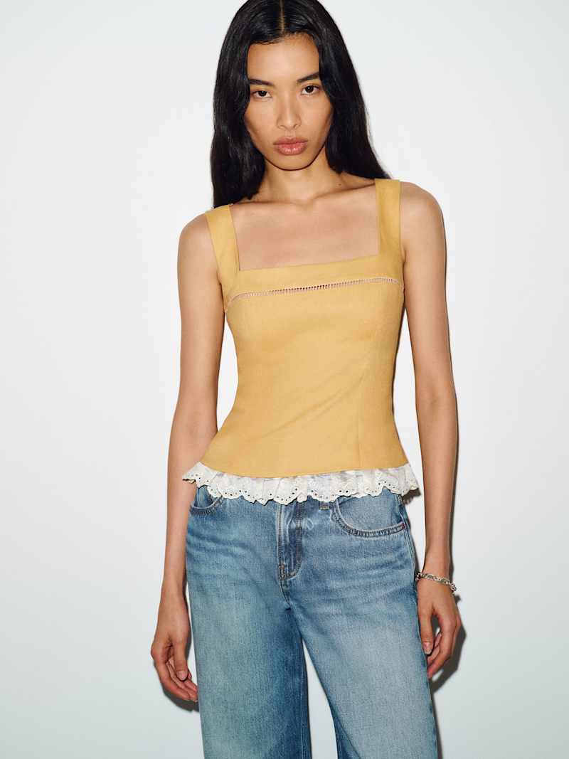 Nanette Linen Top