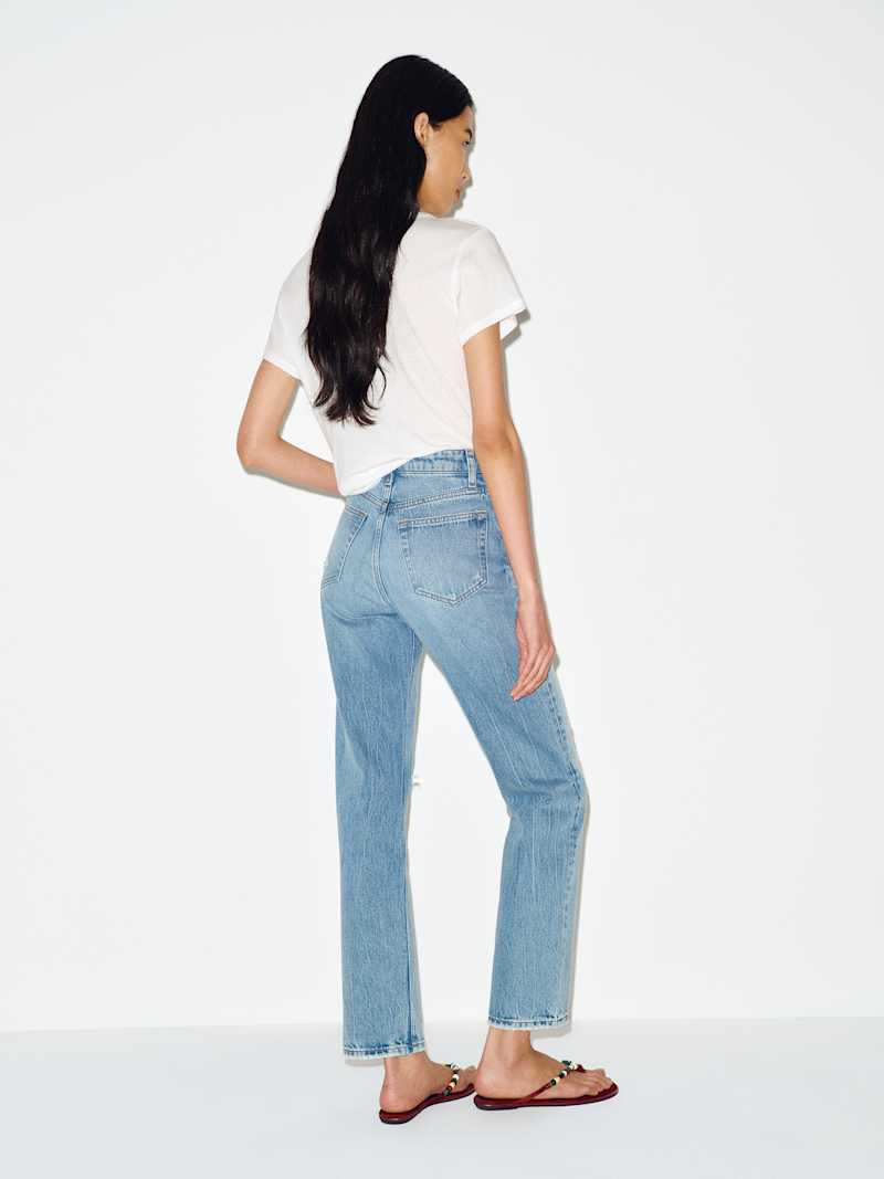 Cynthia High Rise Straight Jeans