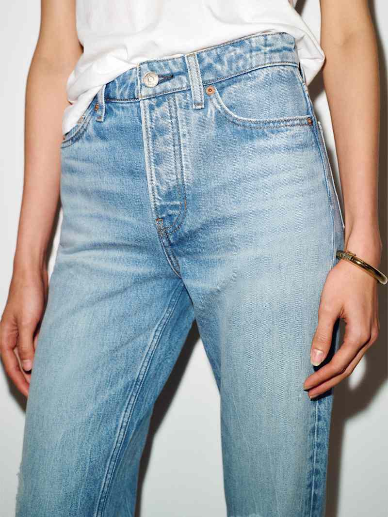 Cynthia High Rise Straight Jeans