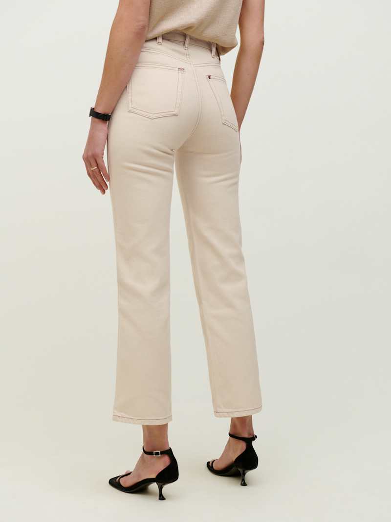 Cowboy High Rise Straight Jeans