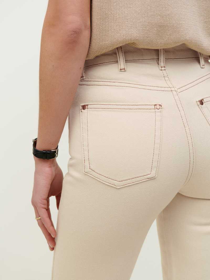 Cowboy High Rise Straight Jeans